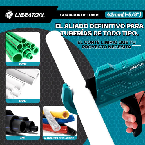 LIBRATON CORTADOR DE TUBOS DE PVC